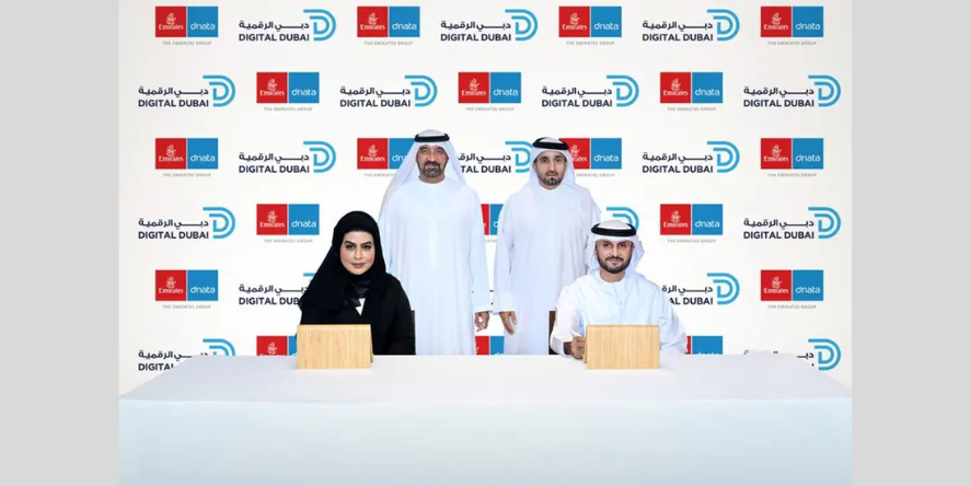 The agreement was signed by His Excellency Matar Saeed Al Hemeiri, Chief Executive of Digital Dubai Government Establishment and Amira Al Awadhi, Senior Vice President Human Resources– Operations and Systems at Emirates. Image Courtesy: Digital Dubai