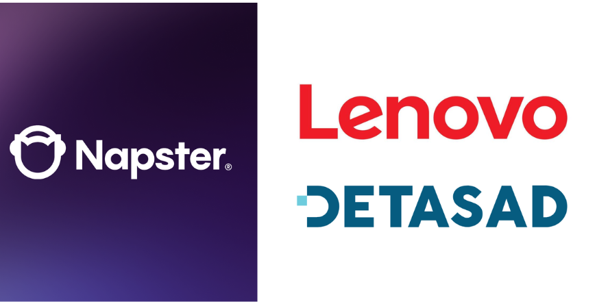 Image Courtesy: Napster, DETASAD, and Lenovo Official websites
