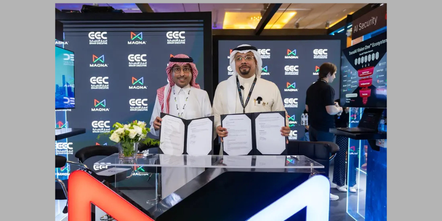 Magna AI and Emaar Executive Company MoU signing. Image Courtesy: Magna AI