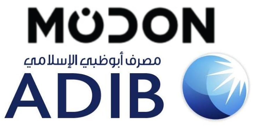 Modon and ADIB logos. Image Courtesy-Official Websites