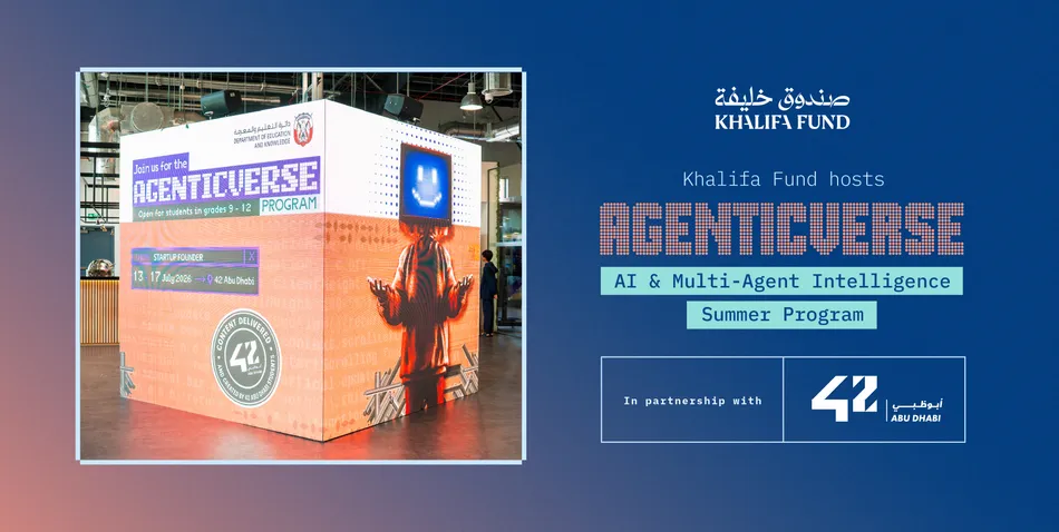 Throughout the five-day programme, participants worked in teams to solve real-world challenges by designing, building, and presenting AI-powered solutions. Image Courtesy: Khalifa Fund
