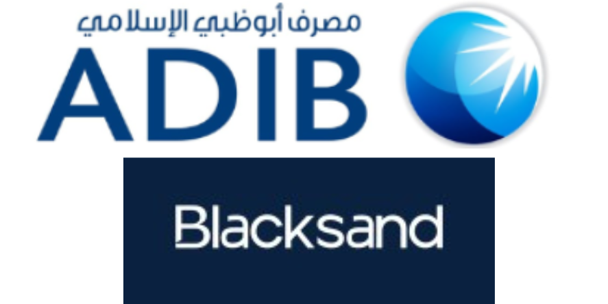 ADIB and Blacksand Logos. Image Courtesy-Official Website and LinkedIn