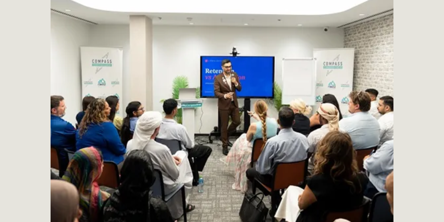 Attendees during the expert-led sales execution workshop at RAKEZ Compass Coworking Centre. Image courtesy: RAKEZ