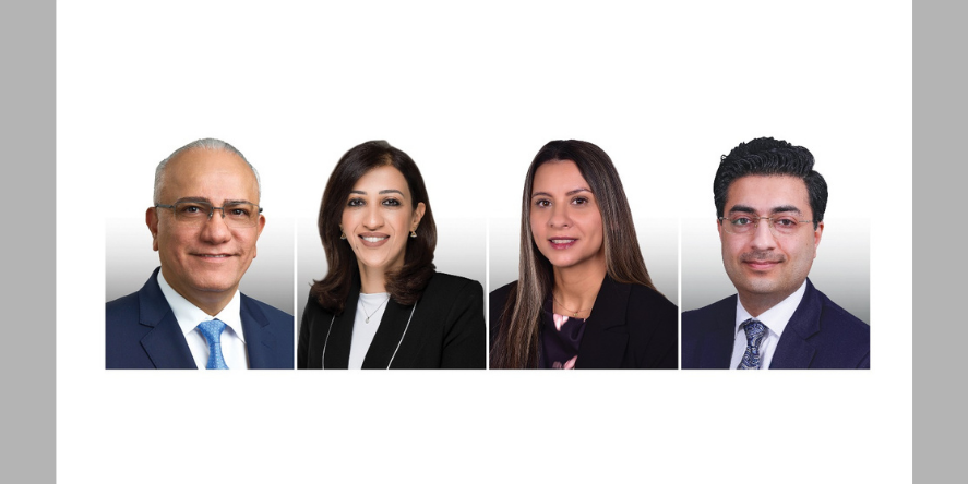 From L to R- Alba's Chief Executive Officer, Ali Al Baqali, Layla Al Qassab-Director of Finance, Aysha Salem-Manager Organisation Development & HR Analytics, Taimur Tufail-Manager Legal. Image Courtesy-Alba