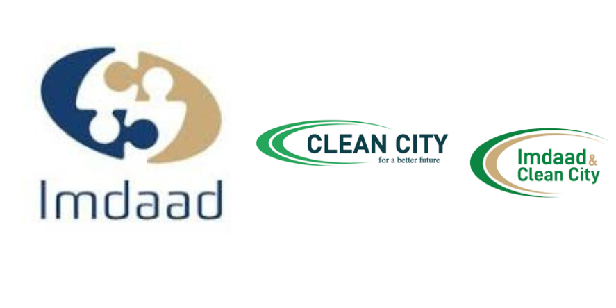 Imdaad and Clean City Logos. Image Courtesy-Official Websites