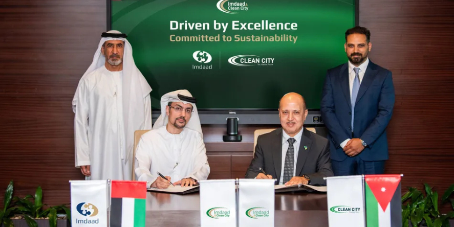 Imdaad and Clean City joint venture agreement signing ceremony. Image Courtesy-Imdaad