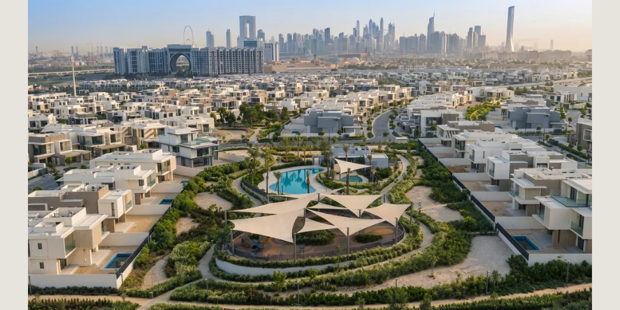 Nakheel, a member of Dubai Holding Real Estate, has begun handing over 892 homes at Jebel Ali Village. Image courtesy: Nakheel