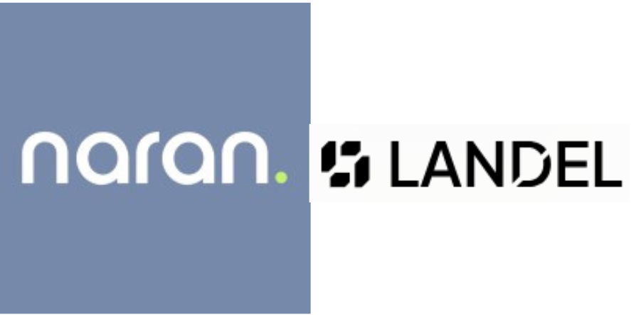 Naran Global and Landel Logos. Image Courtesy-LinkedIn and official website