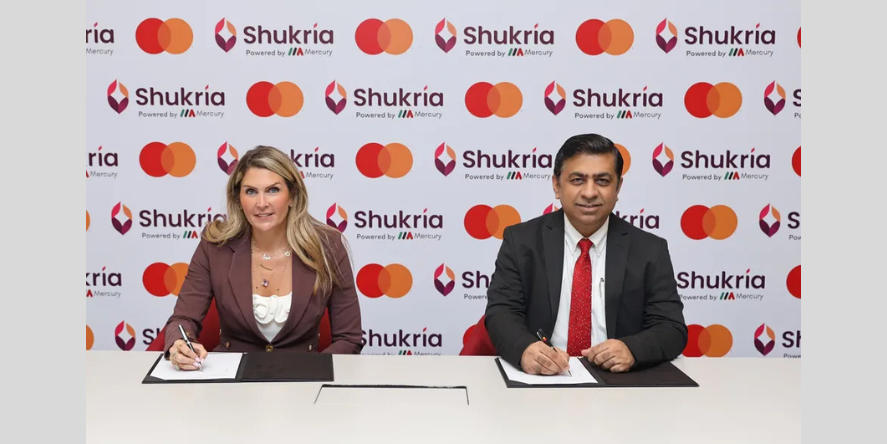 Shukria, Mercury’s digital payments and business solutions brand, today announced its collaboration with Mastercard to launch the Shukria Commercial Card. Image courtesy-Shukria