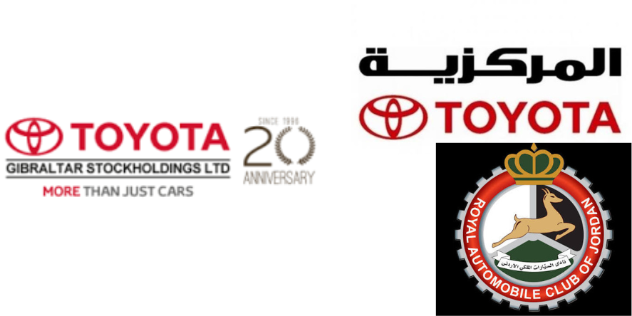 TGS, RACJ and Markazia Toyota Logos. Image Courtesy-Official Websites