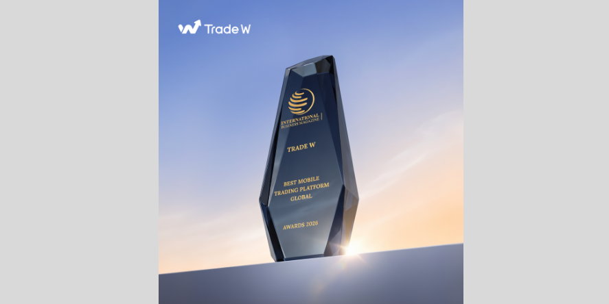 Trade W Recognized with ‘Best Mobile Trading Platform Global 2026’ Award by International Business Magazine. Image Courtesy-Trade W