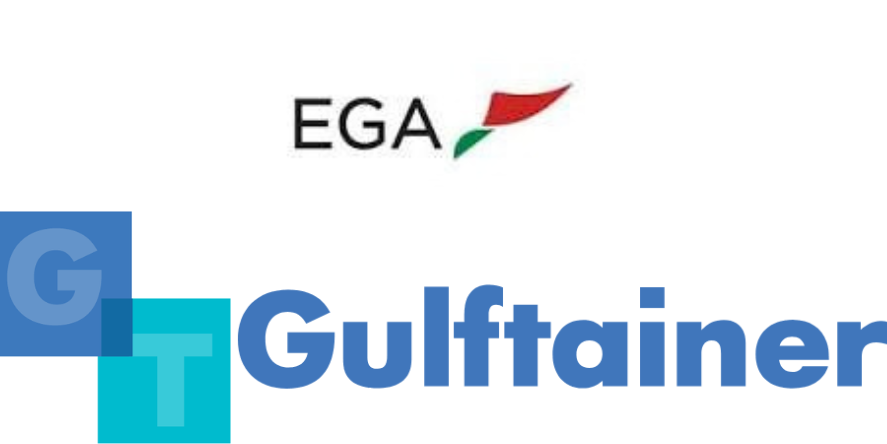EGA and Gulftainer Logos. Image Courtesy-Official Websites