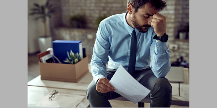 Employee reaction after being fired from work. Image Courtesy-Magnific
