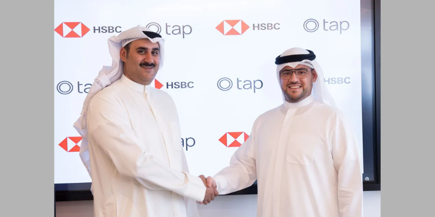 HSBC Kuwait and Tap Payments agreement signing ceremony. Image Courtesy-HSBC