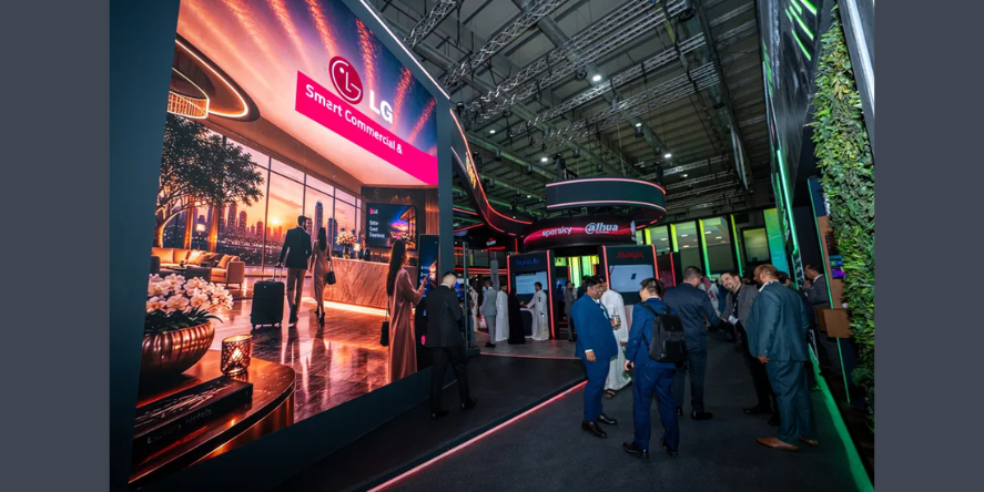 LG Electronics booth at LEAP 2026. Image Courtesy: LG Electronics Saudi Arabia (LG)