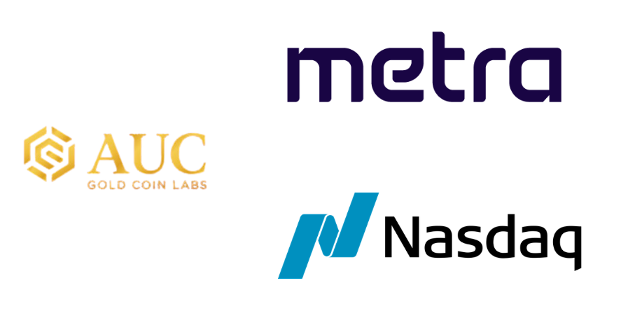 Image: Nasdaq, Metra and Gold Coin Labs Official websites