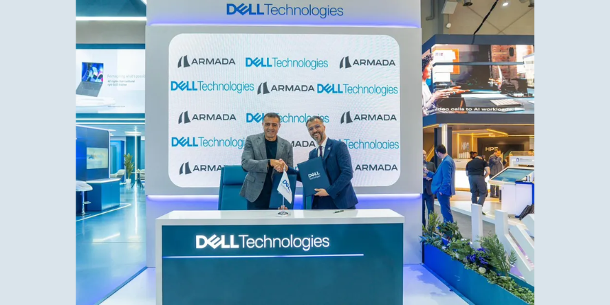 Mohamed Talaat, Vice President, Saudi, Egypt, North Africa & Levant (SENAL), Dell Technologies and Rabee El Mohammadi, Vice President, Sales and Partnerships, MEA at Armada. Image Courtesy Dell Technologies