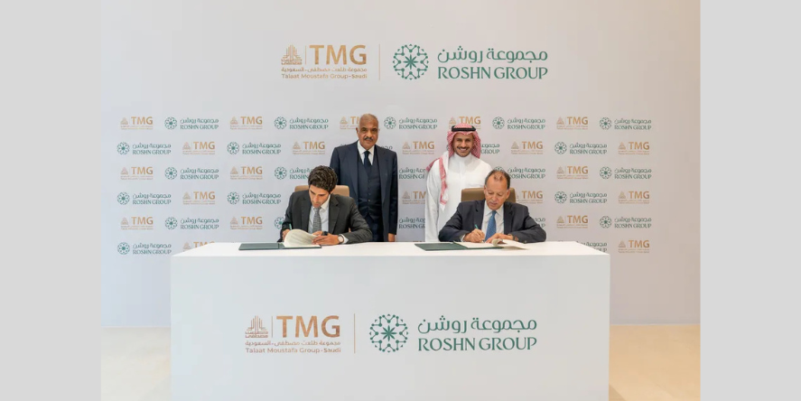 ROSHN Group and Talaat Moustafa Group Saudi agreement signing ceremony. Image Courtesy-ROSHN Group