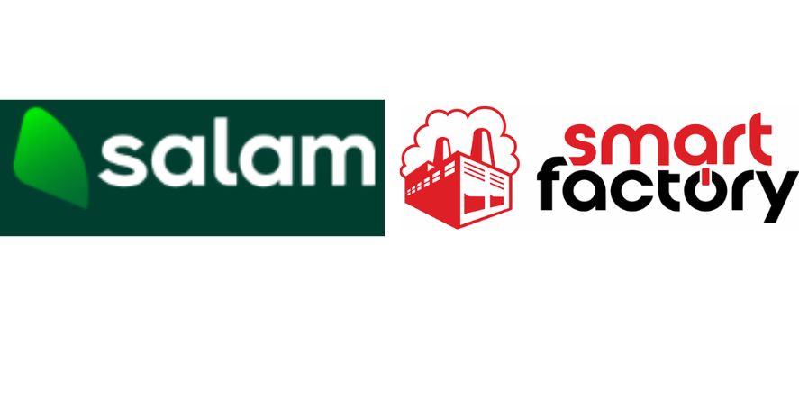Salam and SmartFactory Logos. Image Courtesy-Official Websites