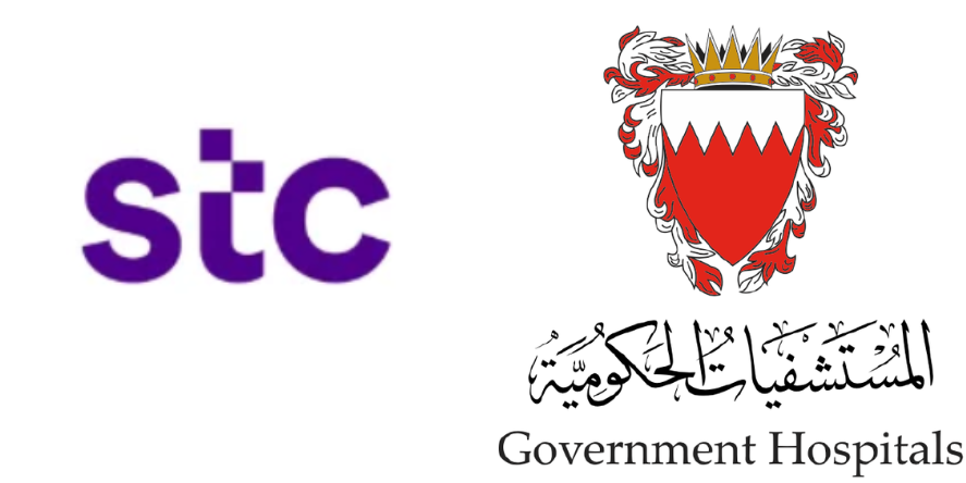 Stc Bahrain and Government Hospitals Bahrain Logos. Image Courtesy-Official Websites