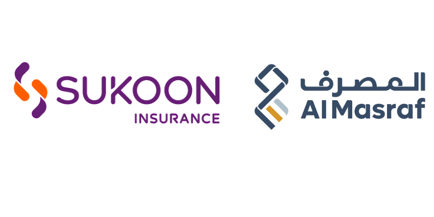 Sukoon Insurance and Al Masraf Logos. Image Courtesy-Official Website