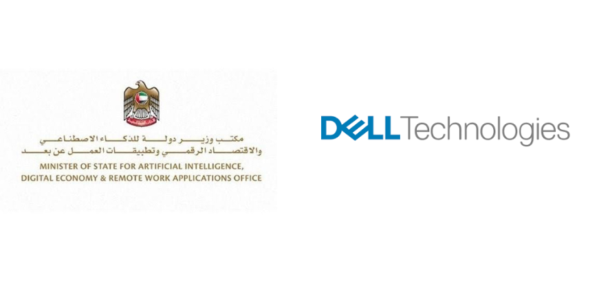 The Artificial Intelligence Office in the Government of the United Arab Emirates and Dell Technologies Logo. Image Courtesy-Official Websites