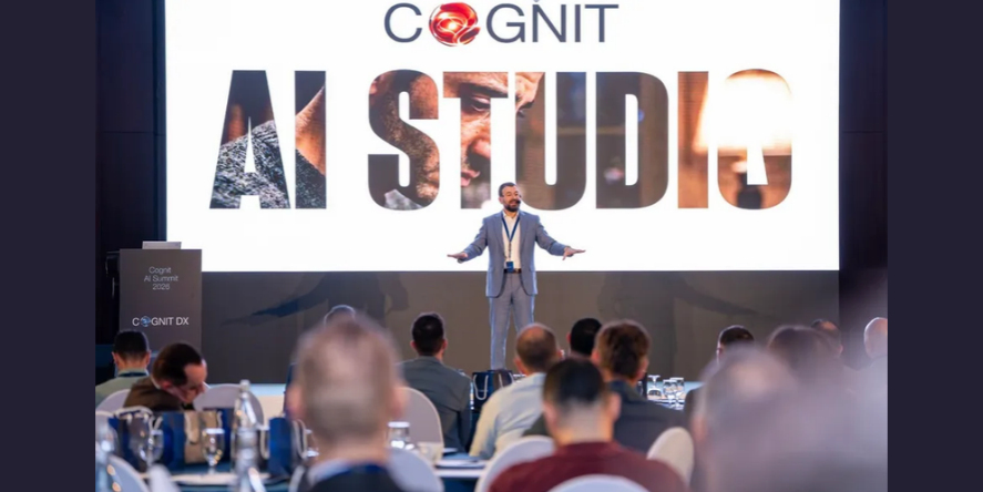 The platform was launched at the Cognit AI Summit 2026 in Dubai. Image Courtesy: Cognit DX