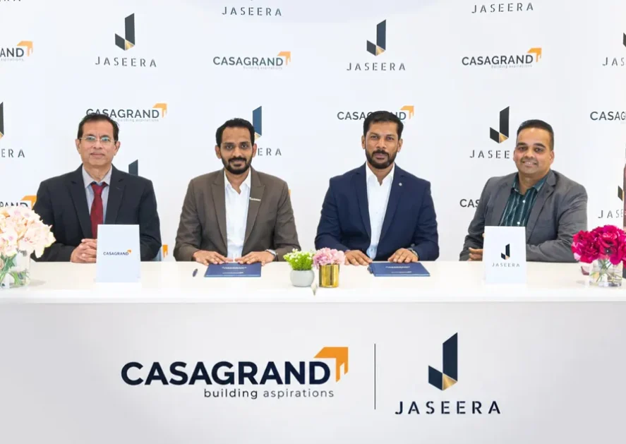 The agreement was formalised at a signing ceremony held at Casagrand's Dubai office. Image Courtesy: Casagrand