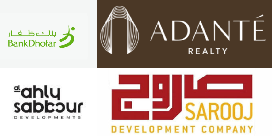 Bank Dhofar and 3 Partnership Firms Logos. Image Courtesy-Official Websites