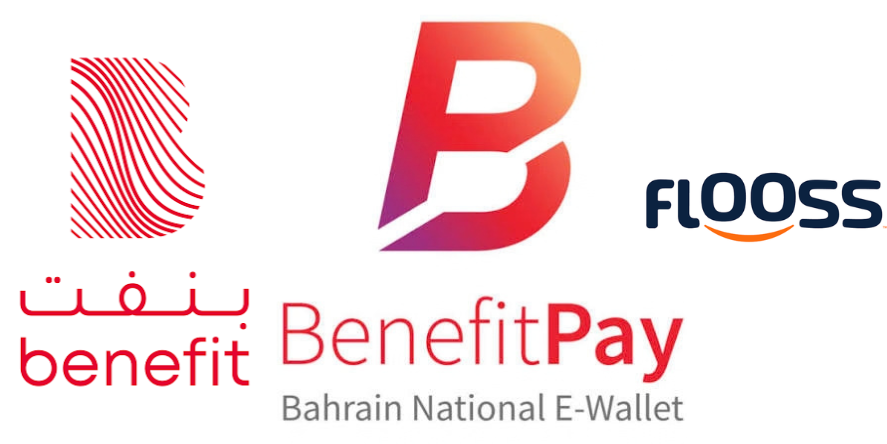 Benefit, Benefit Pay and Flooss Logos. Image Courtesy-Official Websites
