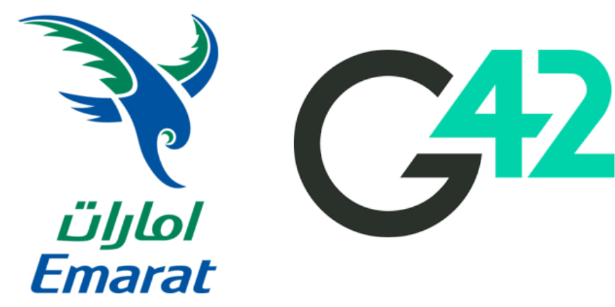 Emarat and G42 Logos. Image Courtesy-Official Websites
