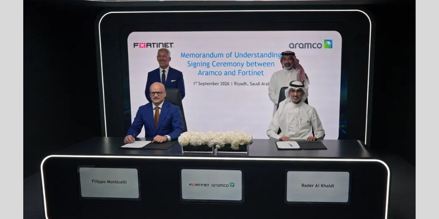 Fortinet, the global cybersecurity leader driving the convergence of networking and security, has announced that it has signed a Memorandum of Understanding (MoU) with Aramco. Image courtesy: Fortinet