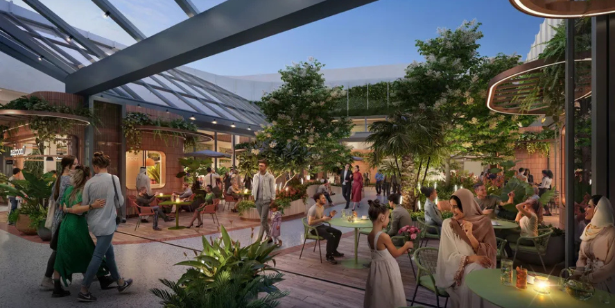 Majid Al Futtaim, a leading shopping malls, communities, retail and leisure pioneer across the Middle East, Africa and Asia, today unveiled The Hangout by Mall of the Emirates, a major new indoor-outdoor lifestyle and entertainment precinct and a key milestone in the destination’s AED 5 billion transformation. Image courtesy: Majid Al Futtaim