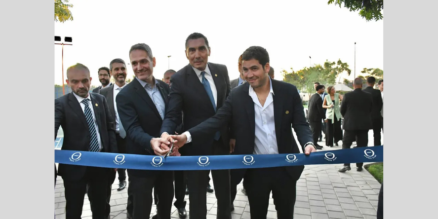 Orascom Real Estate, a leading developer of integrated towns, has inaugurated Phase 1 of O West Sports Club in the presence of Gohar Nabil, Minister of Youth and Sports. Image courtesy: Orascom Real Estate