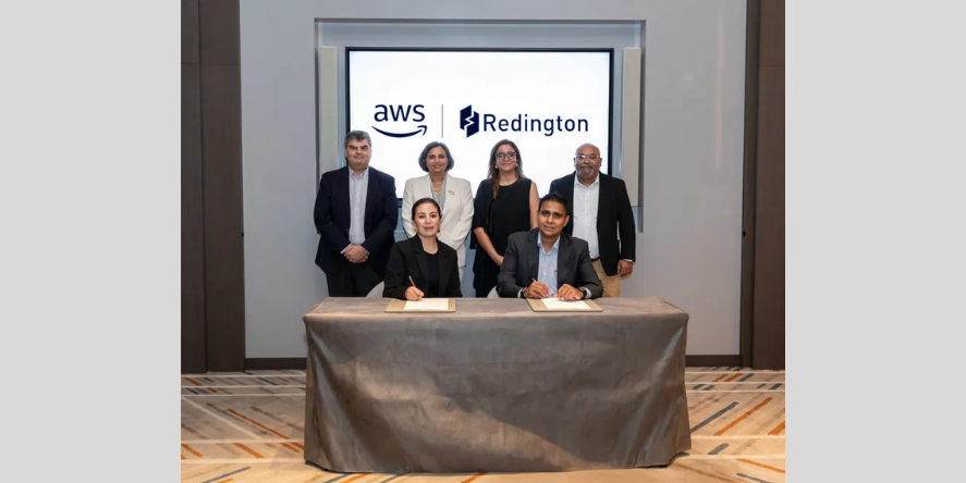 Redington Gulf, the leading technology aggregator, announced recently that it has signed a strategic collaboration agreement (SCA) with Amazon Web Services (AWS). Image courtesy: Redington Gulf
