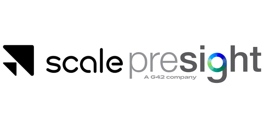 Scale AI And Presight Logos. Image Courtesy-Official Websites
