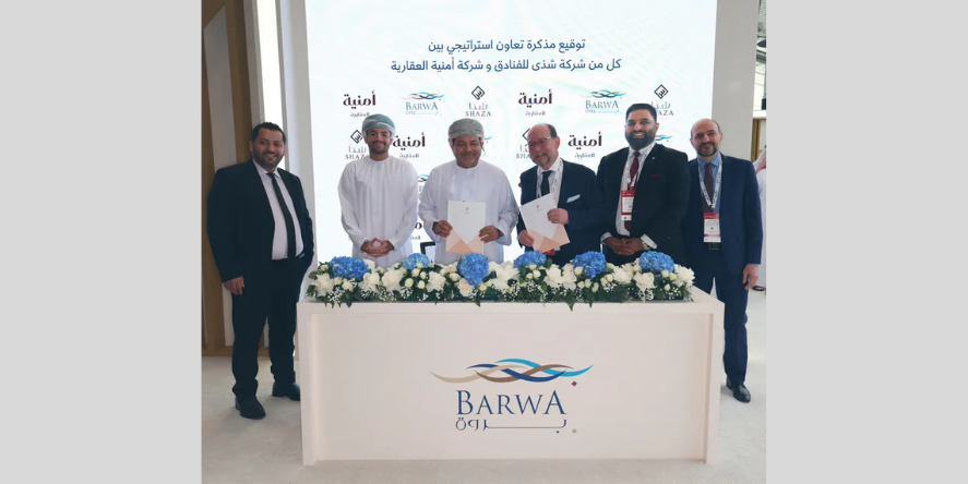 Shaza Hotels, a subsidiary of Barwa Real Estate Group, has signed a Memorandum of Understanding (MOU) with Omnia Properties SPC, for the first Mysk-branded residences in the Sultanate of Oman. Image Courtesy: Shaza Hotels