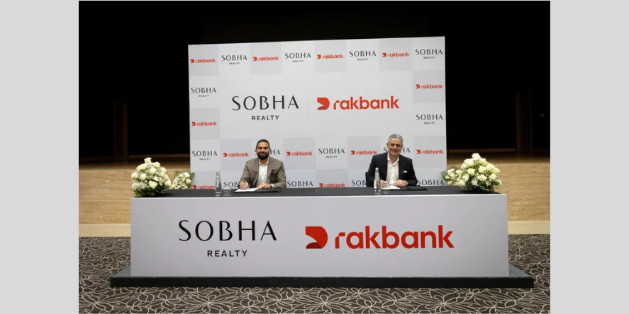 Sobha Realty and Rakbank agreement signing ceremony. Image Courtesy-Sobha Realty