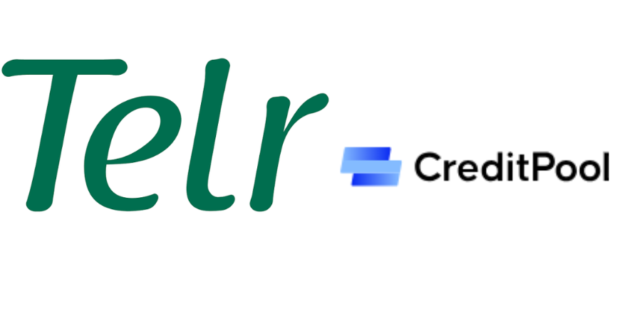 Telr and CreditPool Logos. Image Courtesy-Official Websites