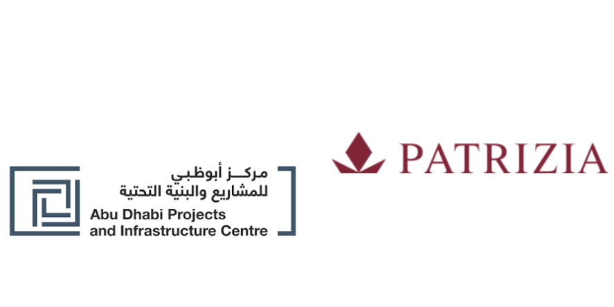 The Abu Dhabi Projects and Infrastructure Centre (ADPIC) and PATRIZIA Logos. Image Courtesy-Official Websites